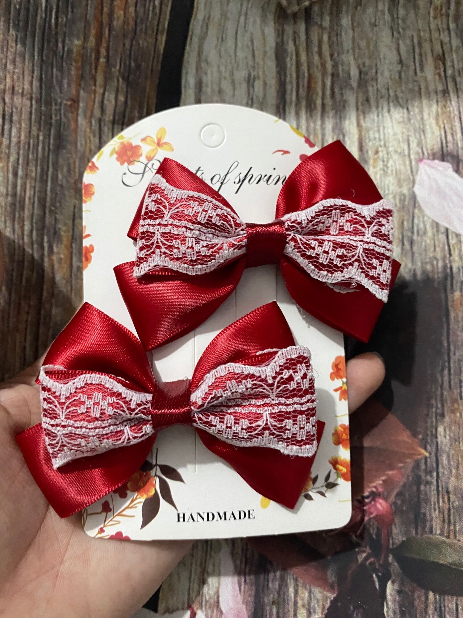 Set 2 kẹp tóc mái nơ nhỏ xinh