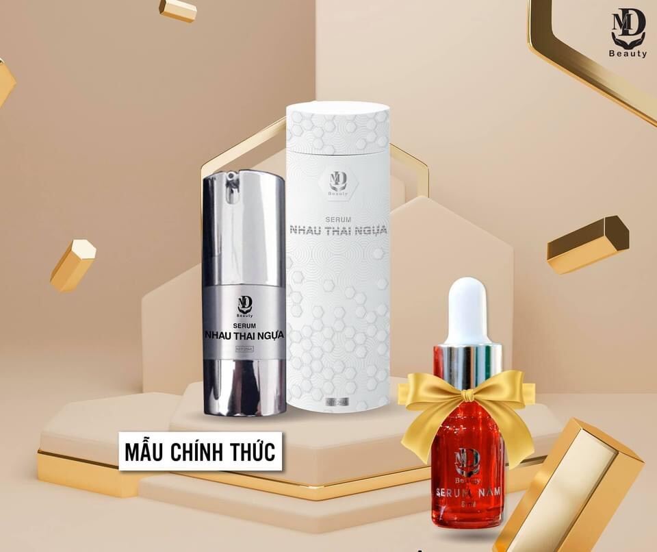 [Hcm]Serum Nhau Thai Ngựa - Serum Nám Lựu Đỏ Md Beauty