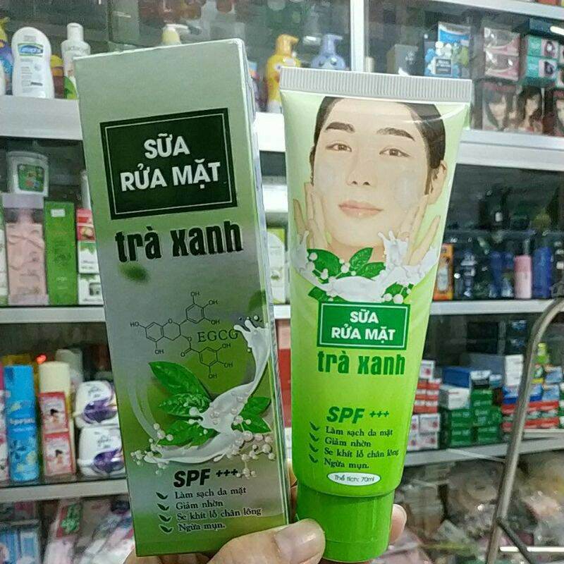 [Hcm]Sữa Rửa Mặt Trà Xanh Cho Da Nhờn Ngừa Mụn"Miền Thảo Mộc"70Ml