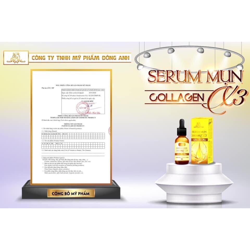 [HCM]SERUM MỤN COLLAGEN X3 ĐÔNG ANH