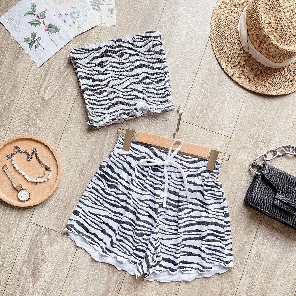 [HCM]Áo croptop cúp ngực bò sữa siêu xinh