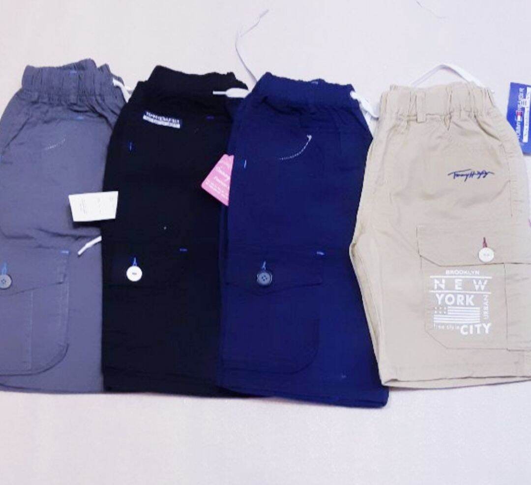 Quần kaki lửng cho bé trai size đại