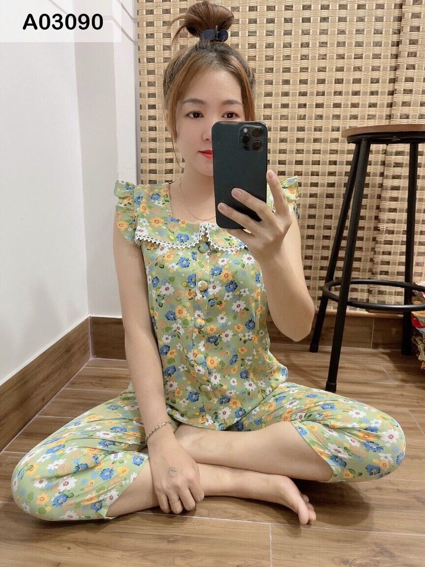 Bộ đồ mặc nhà hola-lụa mango