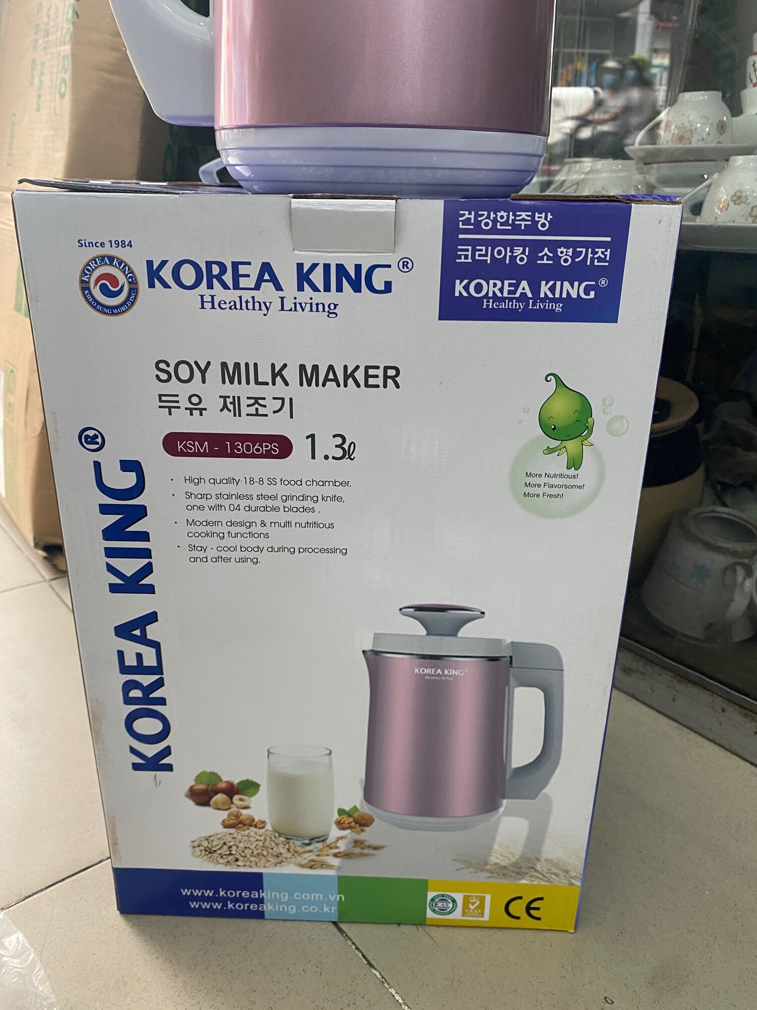 [HCM]Máy làm sữa đậu nành korea king 1306ps