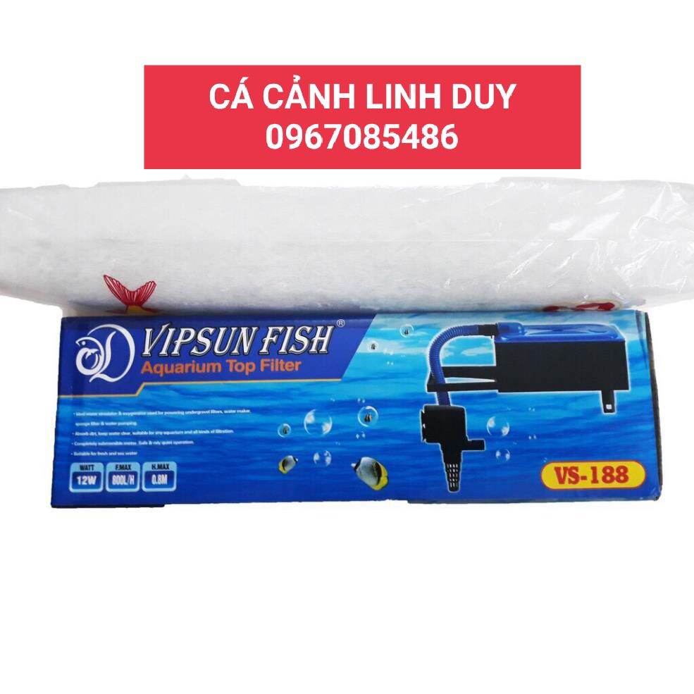 Bộ máy bơm lọc nước , bộ lọc nước 188 tặng kèm bông lọc nước