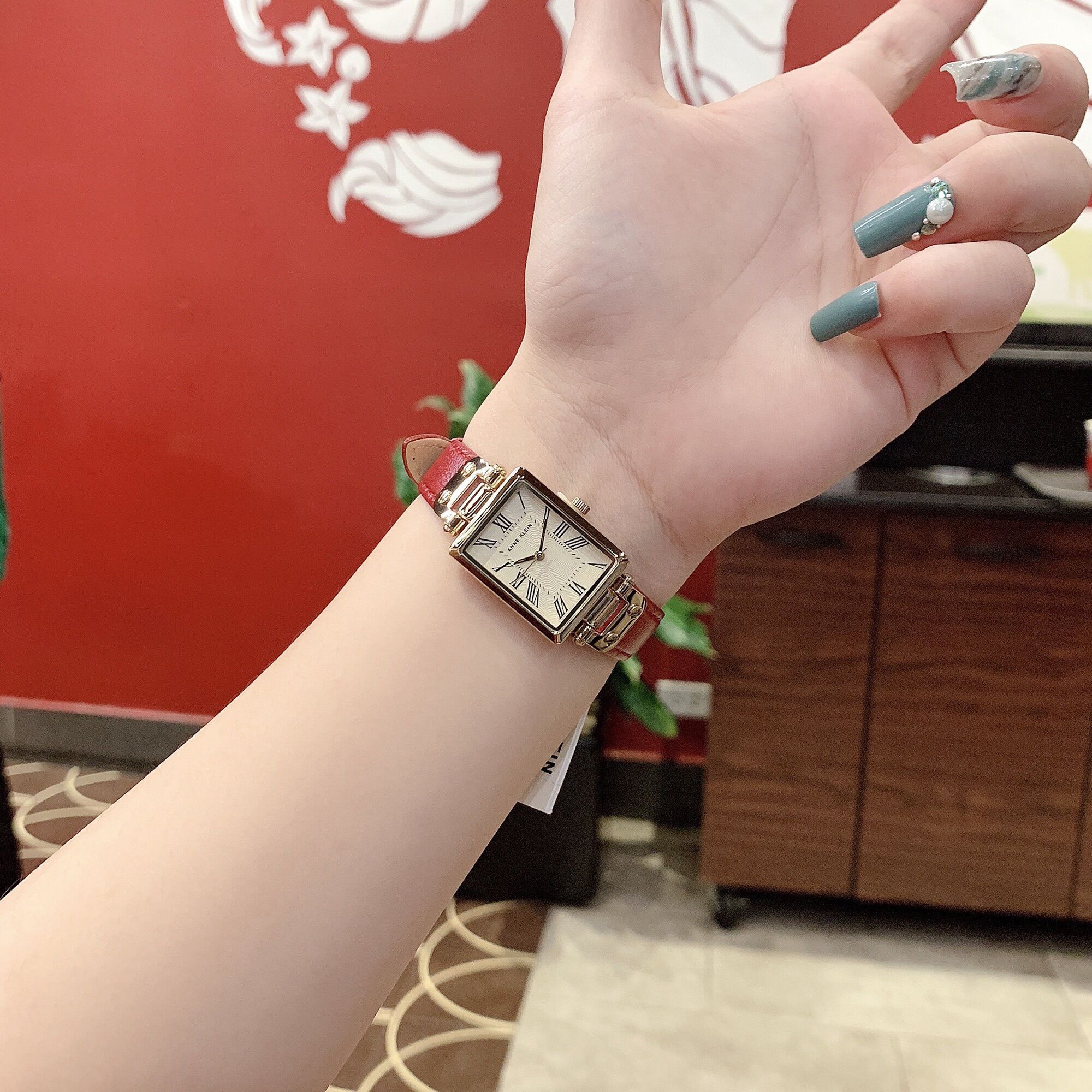 [HCM]Đồng hồ nữ Anne Klein mặt 28mm