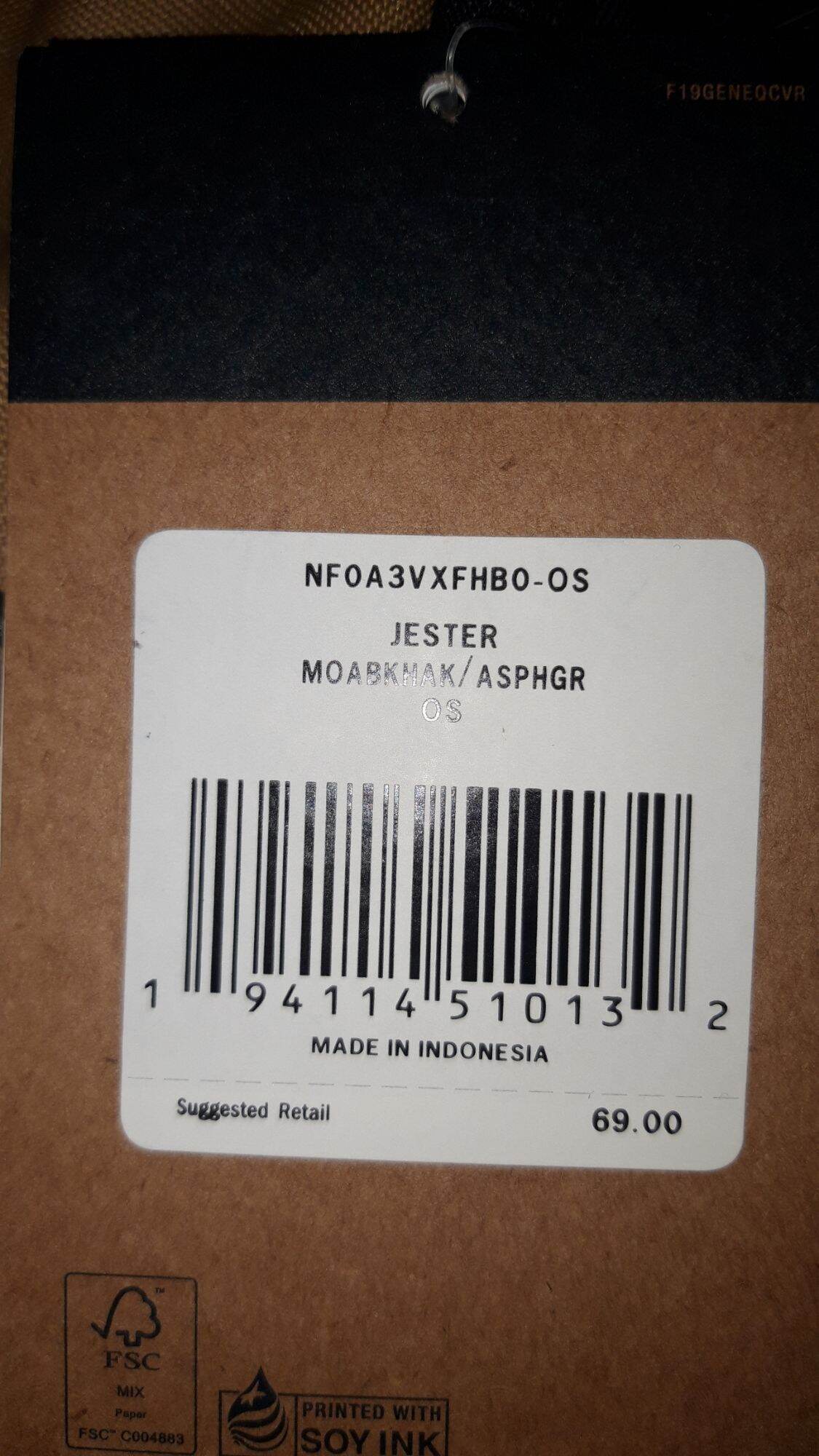 ba lô The North Face Jester 28l Brown