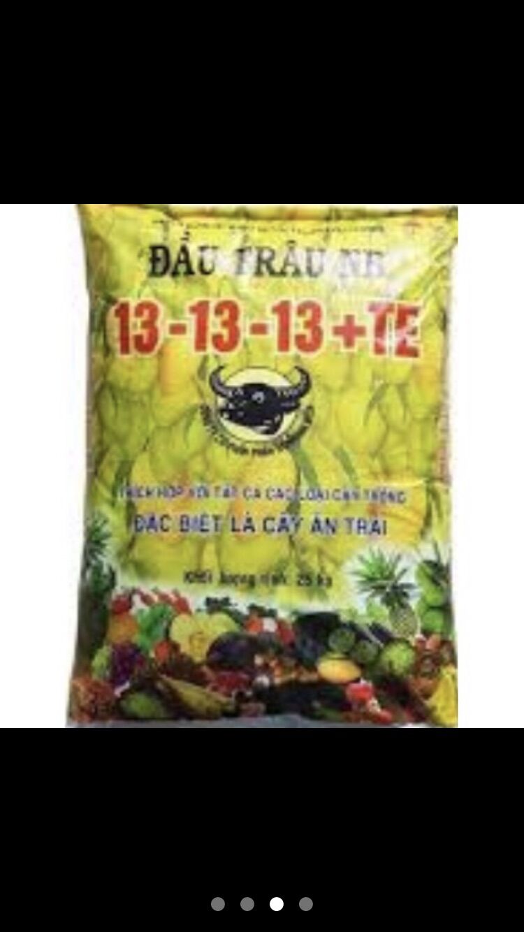 Set 2kg Phân đầu trâu NPK 13-13-13+TE