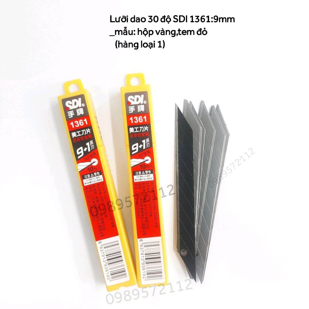 Lưỡi dao 30 độ sdi 1361,lưỡi dao trổ,rọc giấy