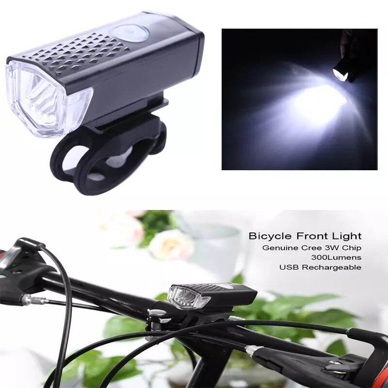 Đèn led trước xe đạp