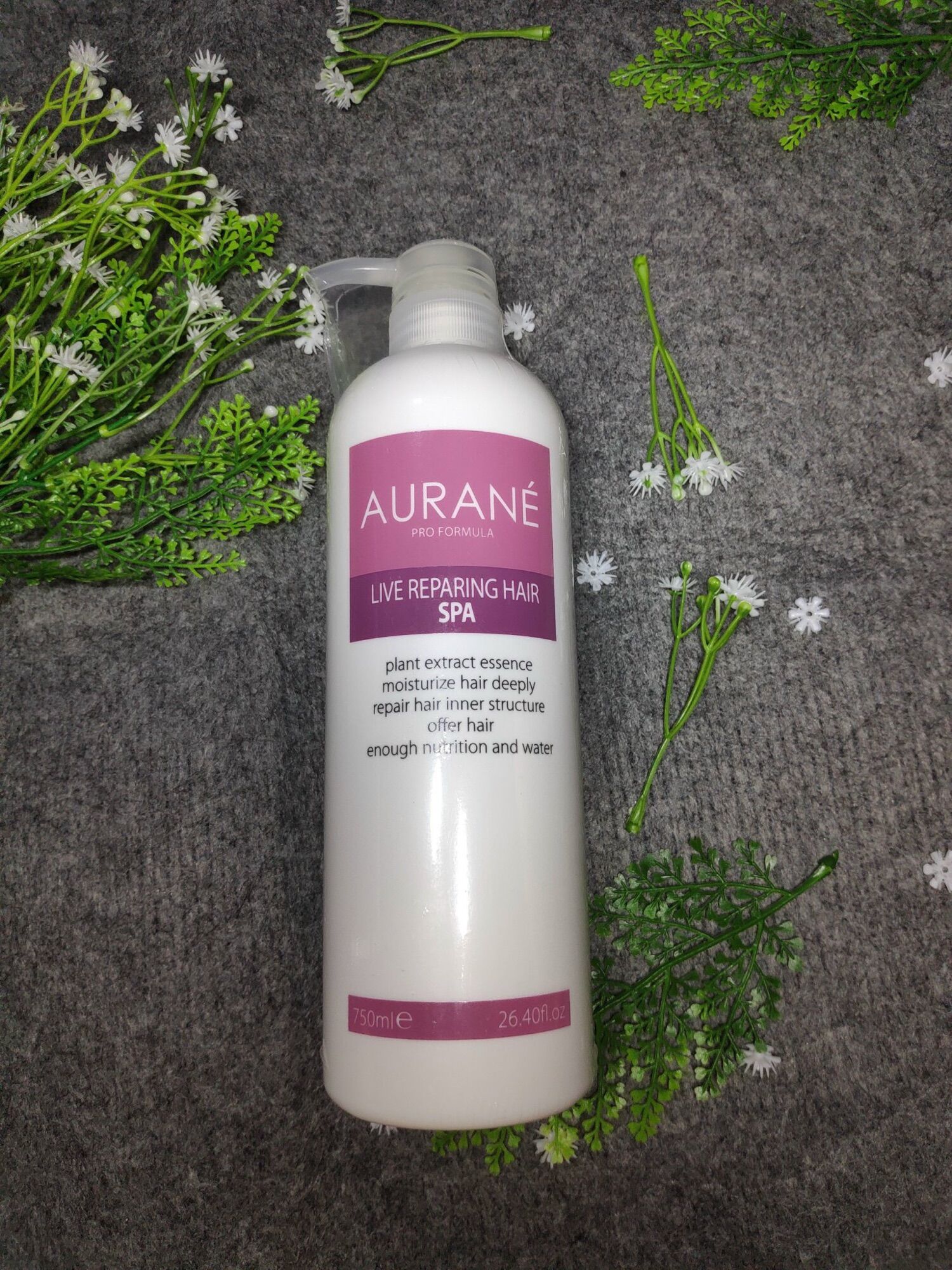 Dầu ngâm tóc aurane spa phục hồi làm mượt tóc 750ml