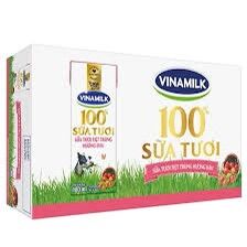Sữa Tươi Vinamilk 100% Hộp 180ml ( Thùng 48 hộp )