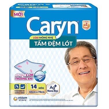 Tấm đệm lót caryn cỡ lớn XL14 (60cmx70cm)