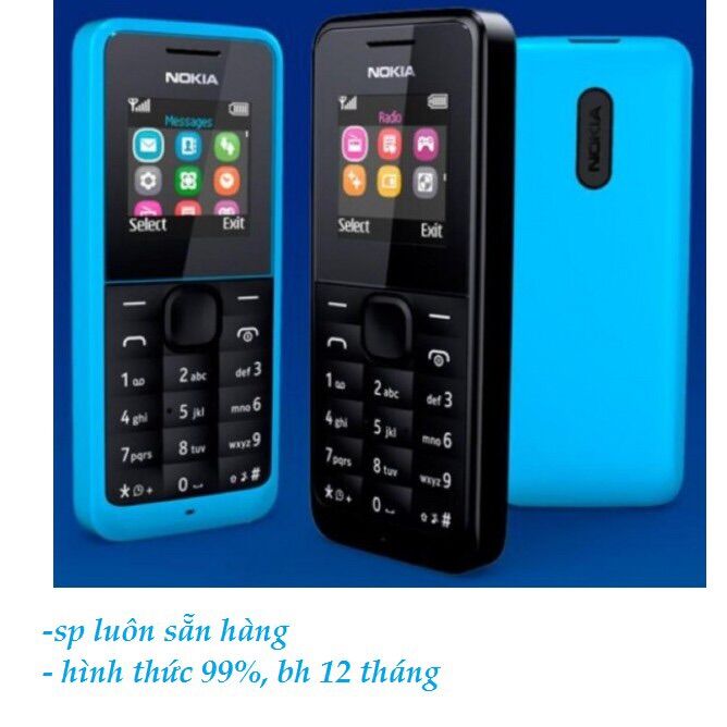 Nokia 105 1 sim pin sạc đầy đủ