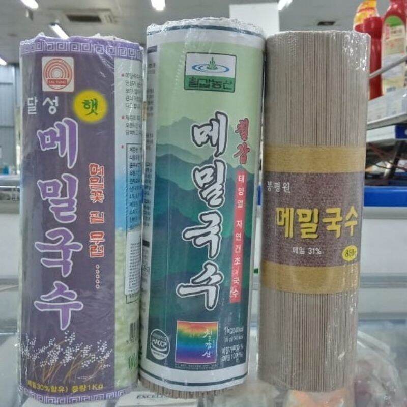Mì kiều mạch hàn quốc 1kg làm mì lạnh, mì trộn. 메밀국수
