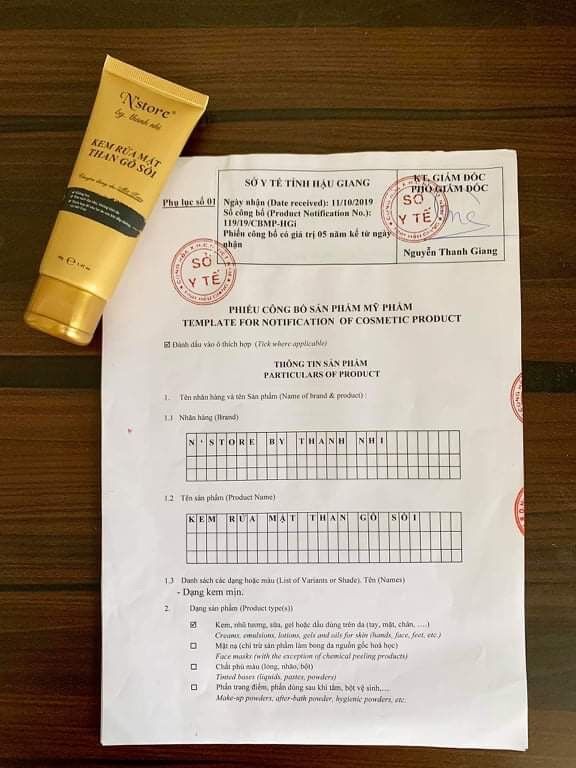 KEM RỬA MẶT THÂN GỖ SỒI (kiềm nhờn - ngăn ngừa mụn)