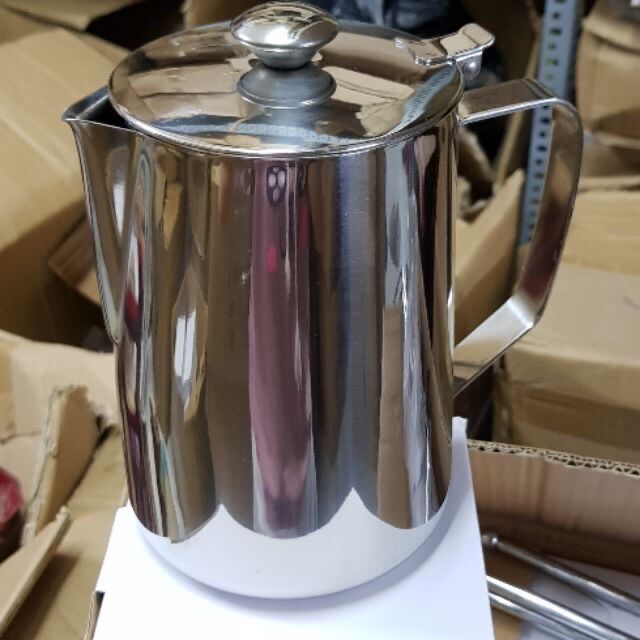 [HCM]Ca đánh sữa inox cao cấp pha chế trà sữa Cocktail 1000ml
