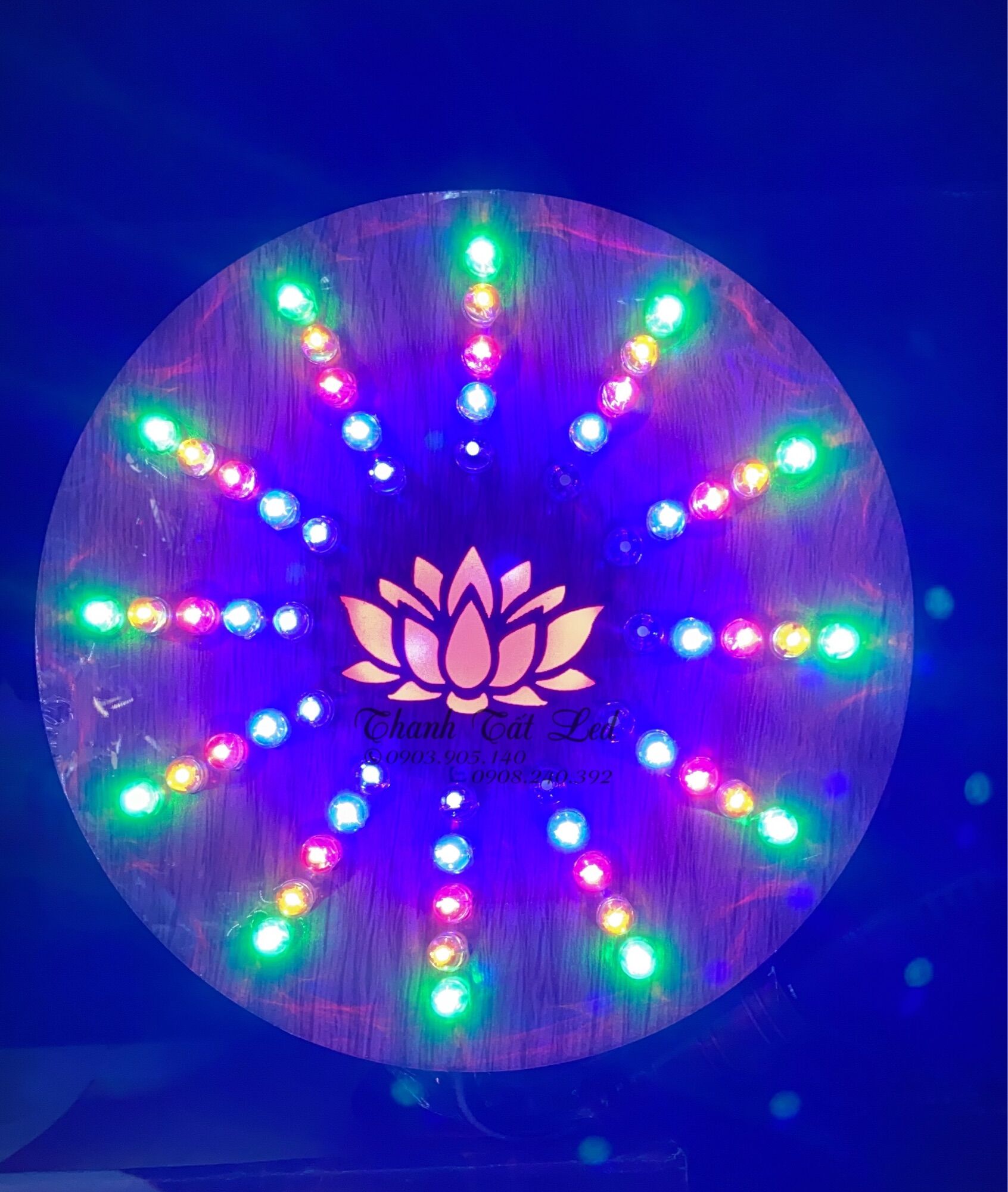 Hào Quang Gỗ Led 12cm Siêu Mỏng