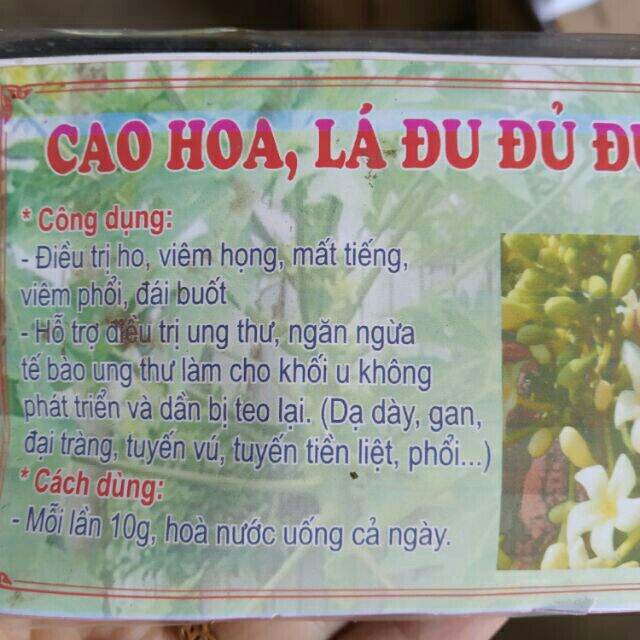 Cao hoa lá đu đủ