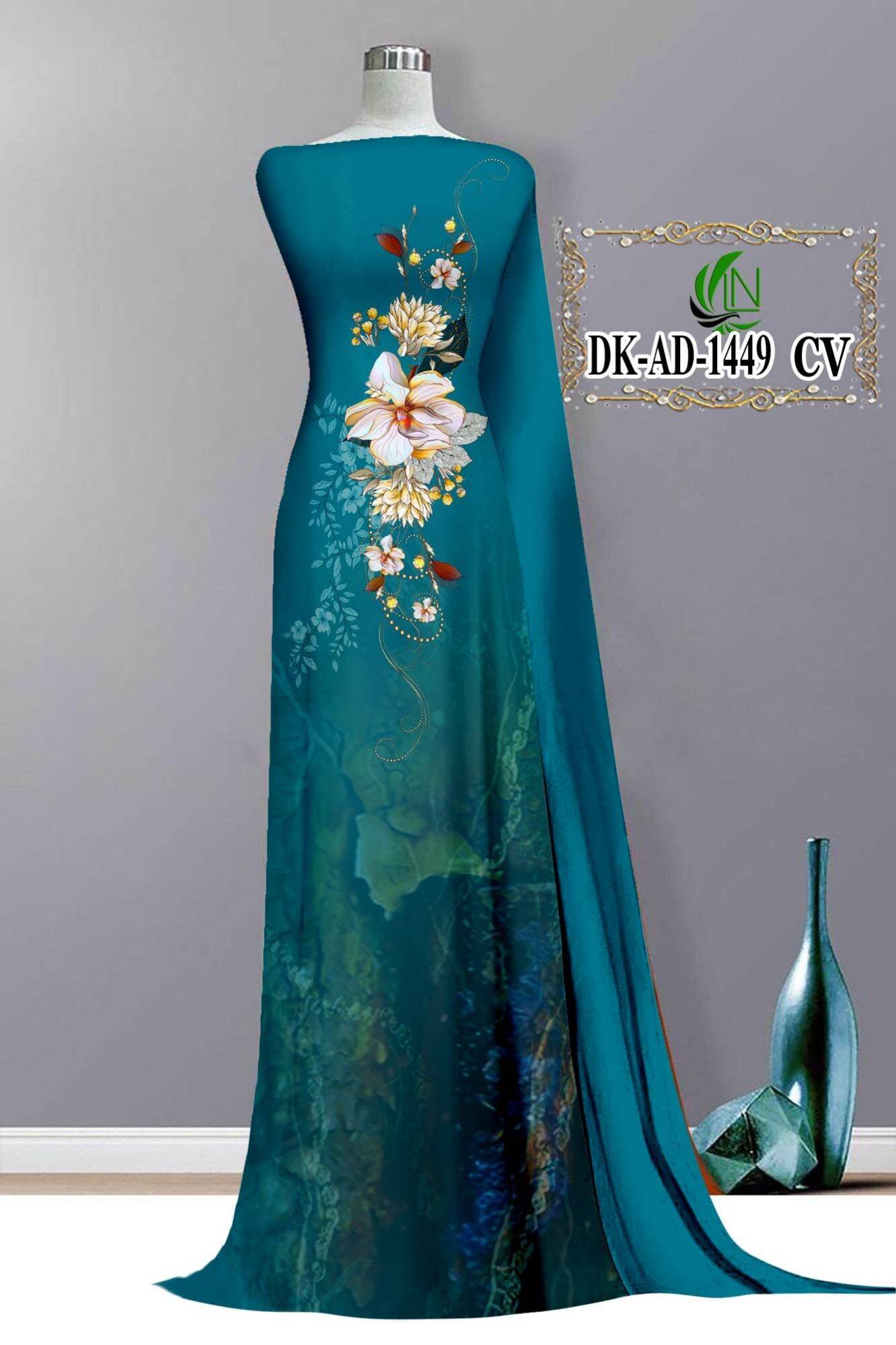 [HCM]Vải Áo Dài 3D Bộ