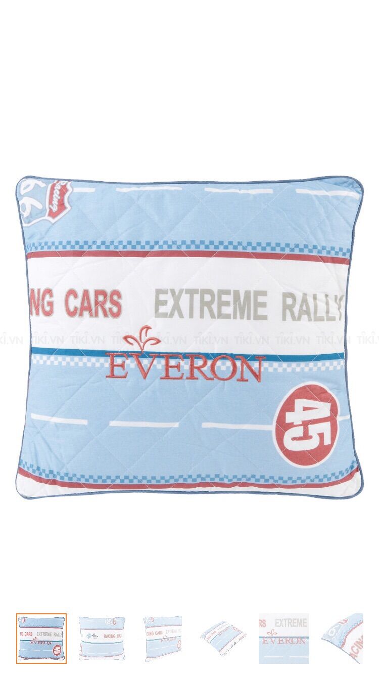 Gối tựa Everon size 45x45 (cả ruột và vỏ gối)