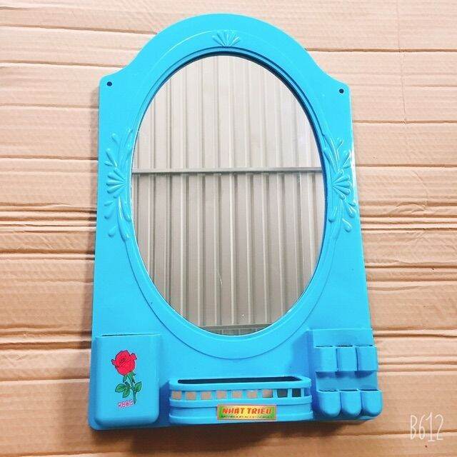 [HCM]Gương phòng tắm hình oval Gương nhựa cao cấp Nhật Triều