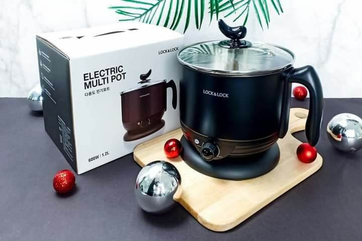 NỒI LẨU ĐIỆN ĐA NĂNG, CA NẤU MÌ MINI LOCK&LOCK Multi Pot 1.2L