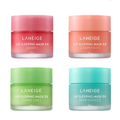 [Hcm]Bộ 4 Hộp Mặt Nạ Ngủ Môi Đủ Mùi Laneige Korea