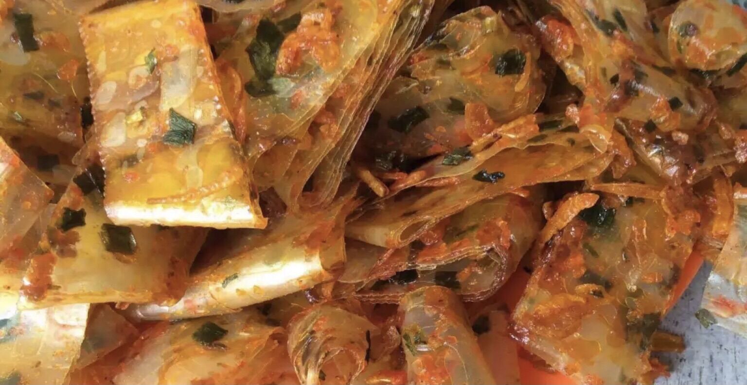 [ QUÁ NGON] Combo 10 bịch /5 bịch   Bánh tráng cuộn tôm hành siêu ngon