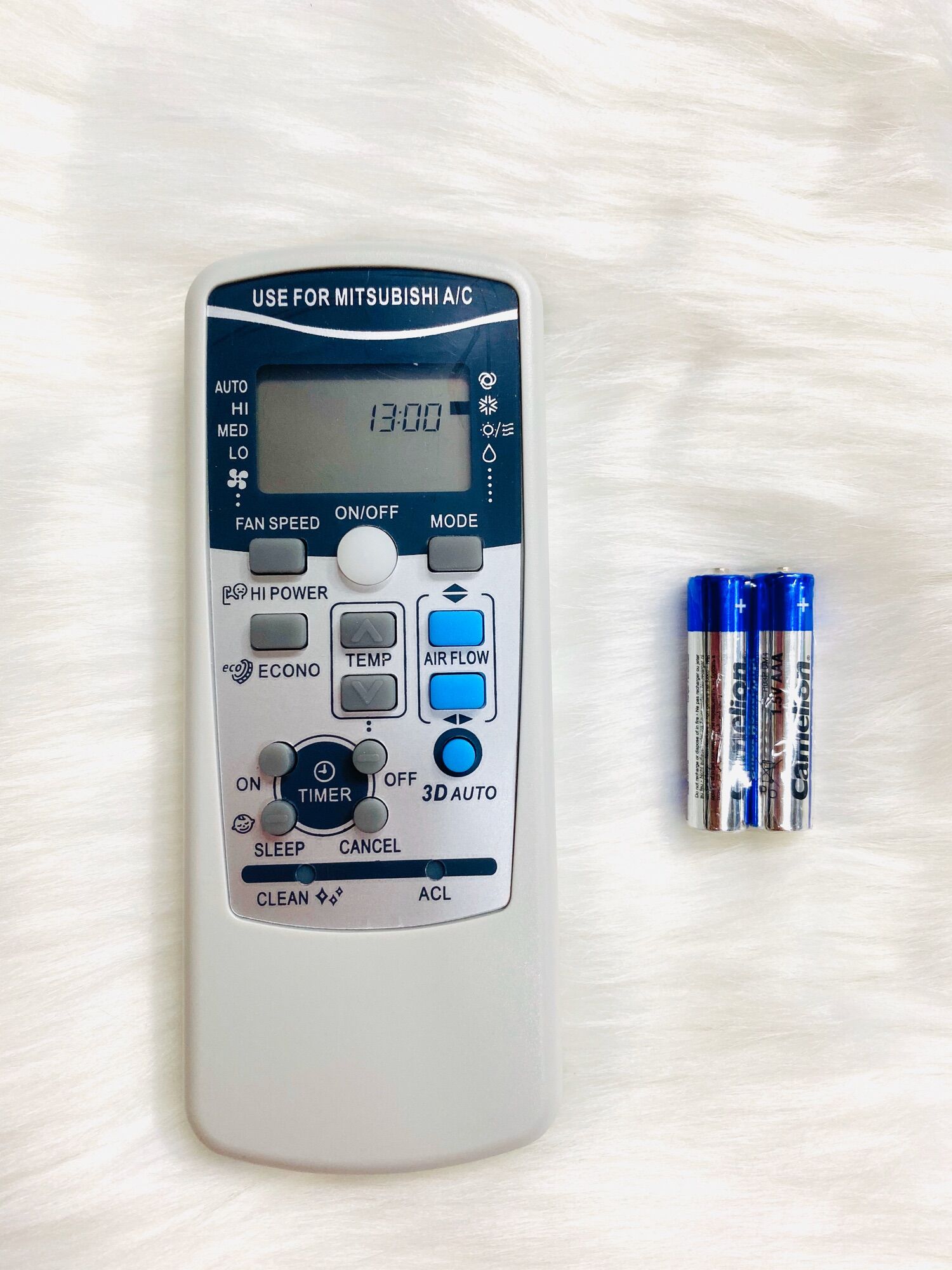 Remote điều khiển máy lạnh mitsubishi heavy 3d