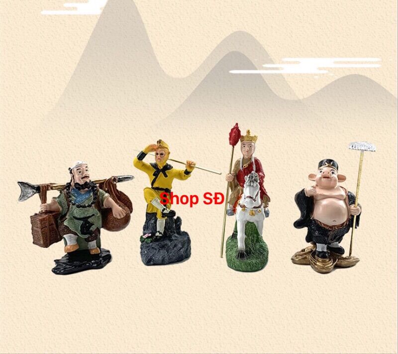 Mô hình Tây du ký - bộ 4 con