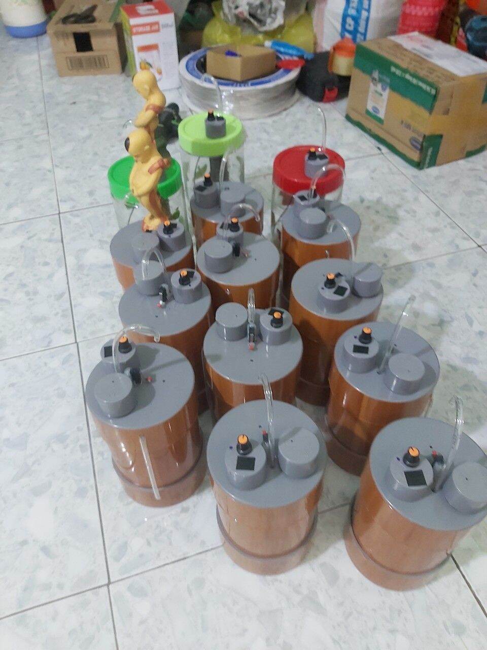 Bình ăn nhậuu thông minh giã gỗ 1.5l