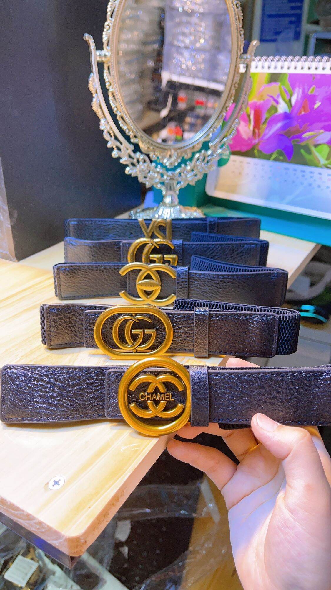 Belt váy đai váy bản nhỡ