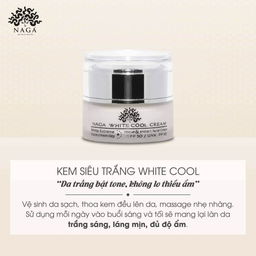 Kem Siêu Trắng White Cool Naga