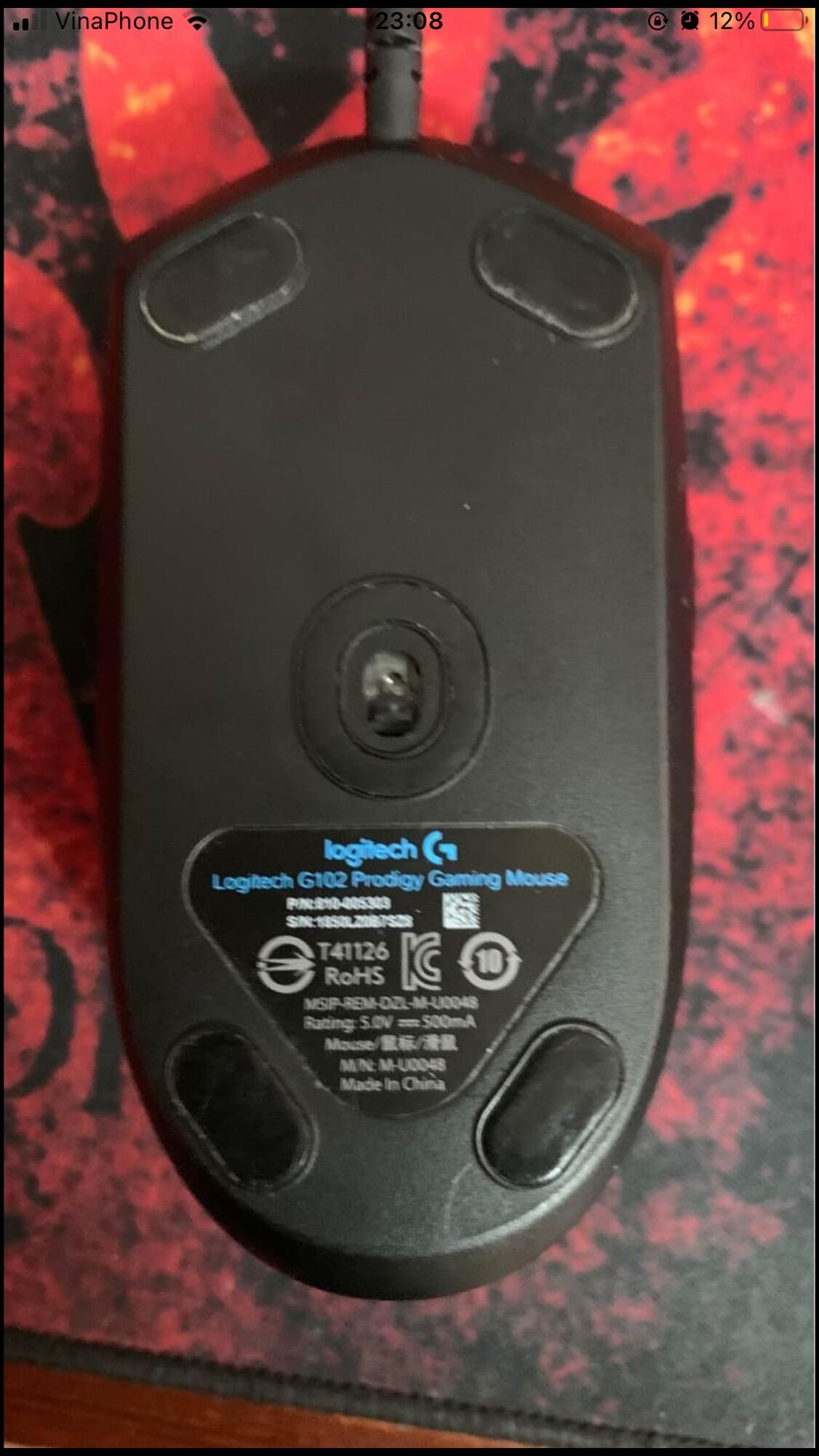 Chuột Game Logitech G102 Prodigy RGB 2nd đẹp 93%