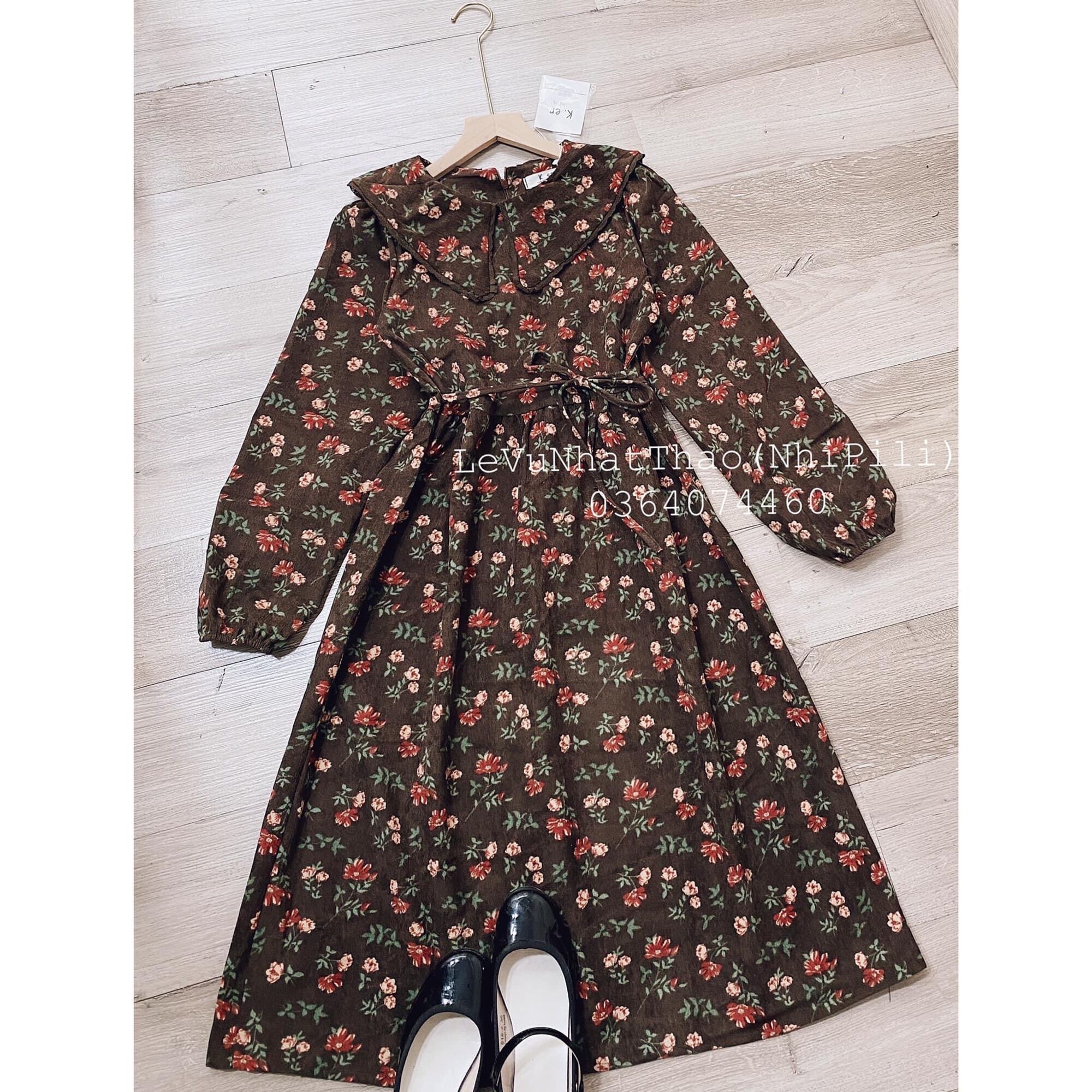Váy Babydoll hoa nhí - V001