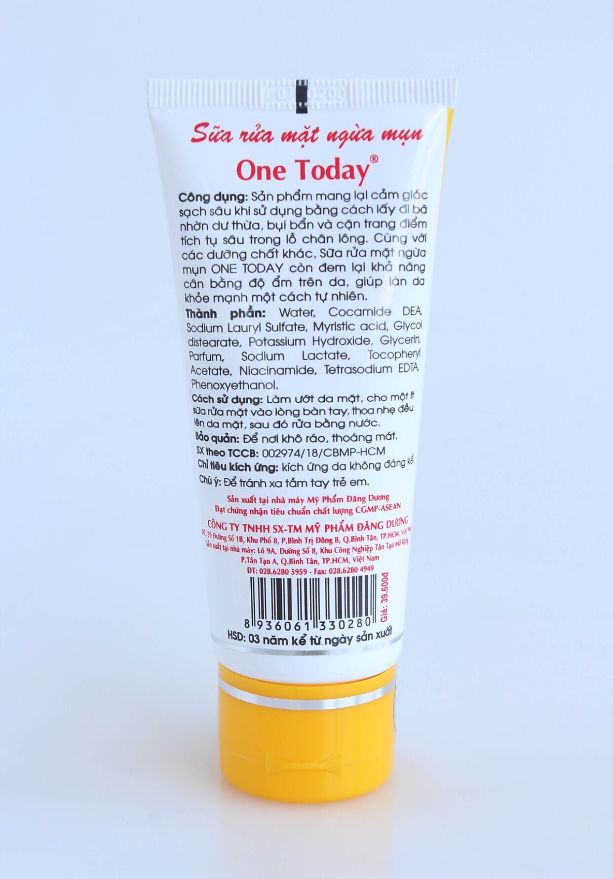 [HCM]Sửa rửa mặt one Today ngăn ngừa mụn