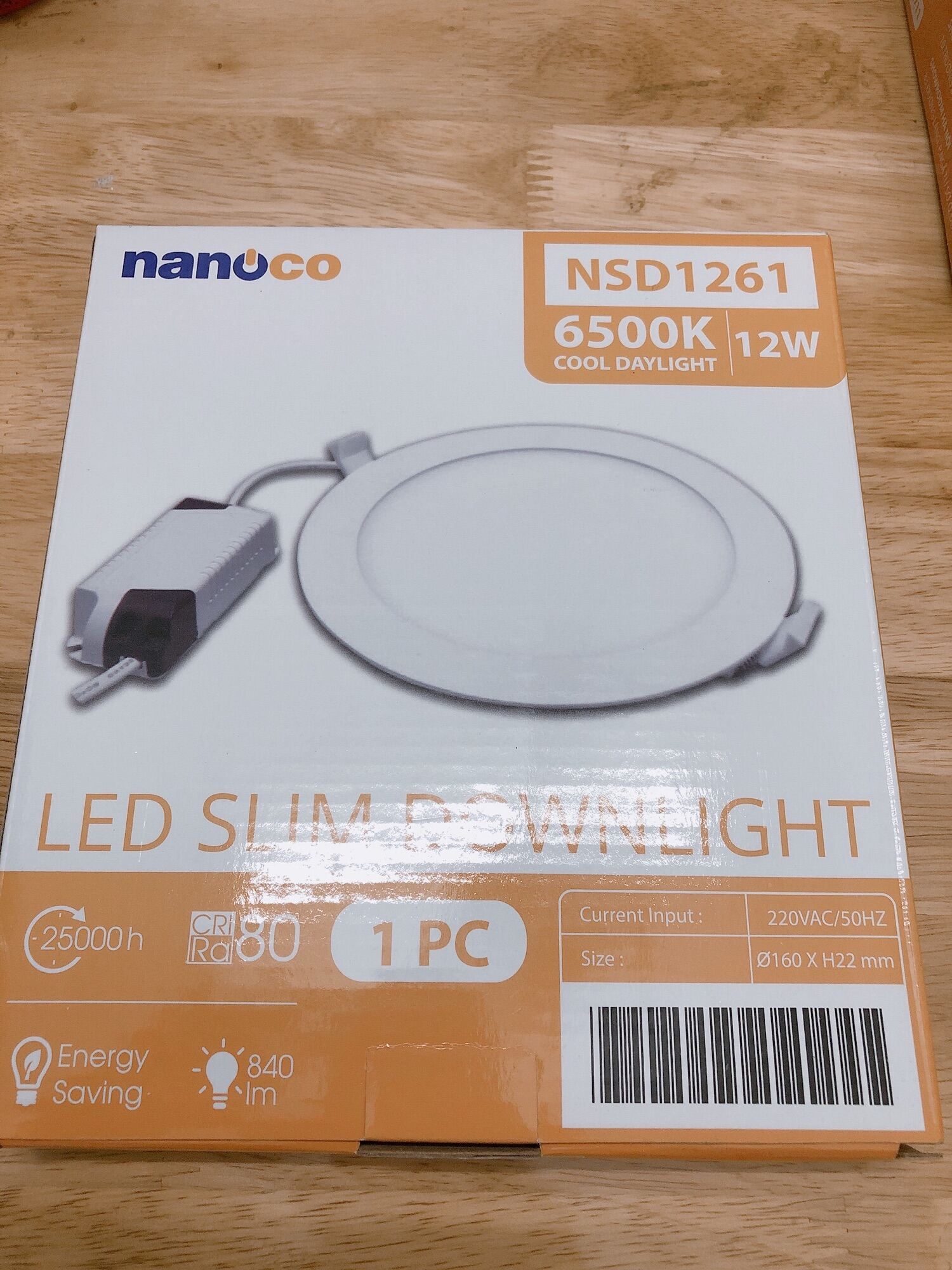 [HCM]đèn led âm Trần 12w nanoco