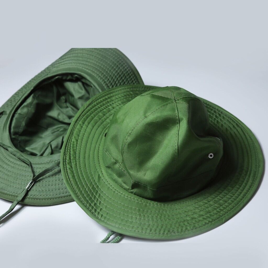 Mũ tai bèo màu xanh cho thanh niên tình nguyện