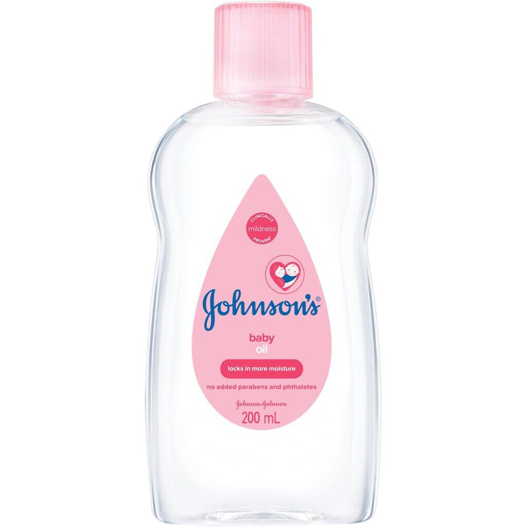 [HCM]Dầu mát xa giữ ẩm Johnson’s baby 200ml