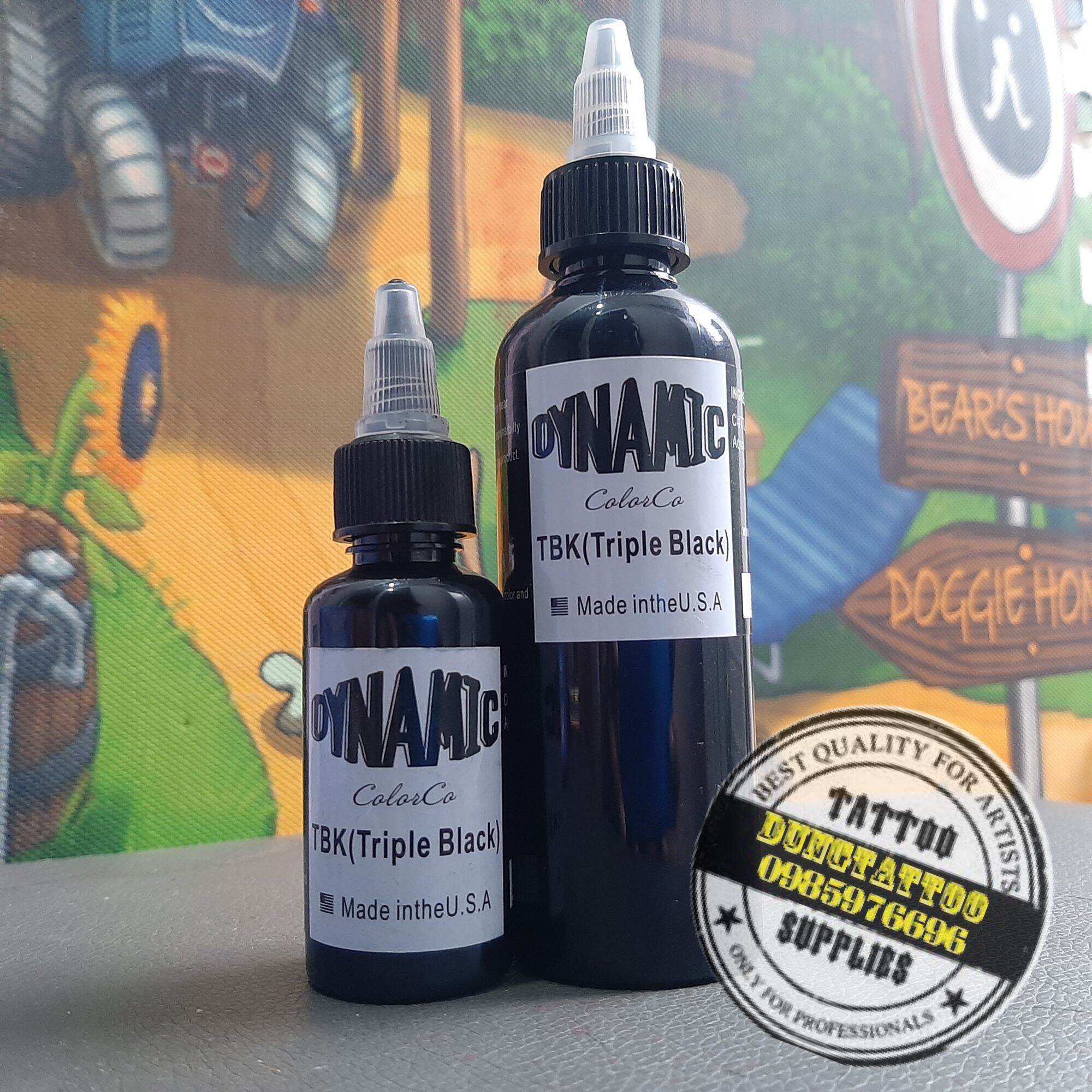 MỰC XĂM HÌNH DYNAMIC SIÊU ĐEN 30ml