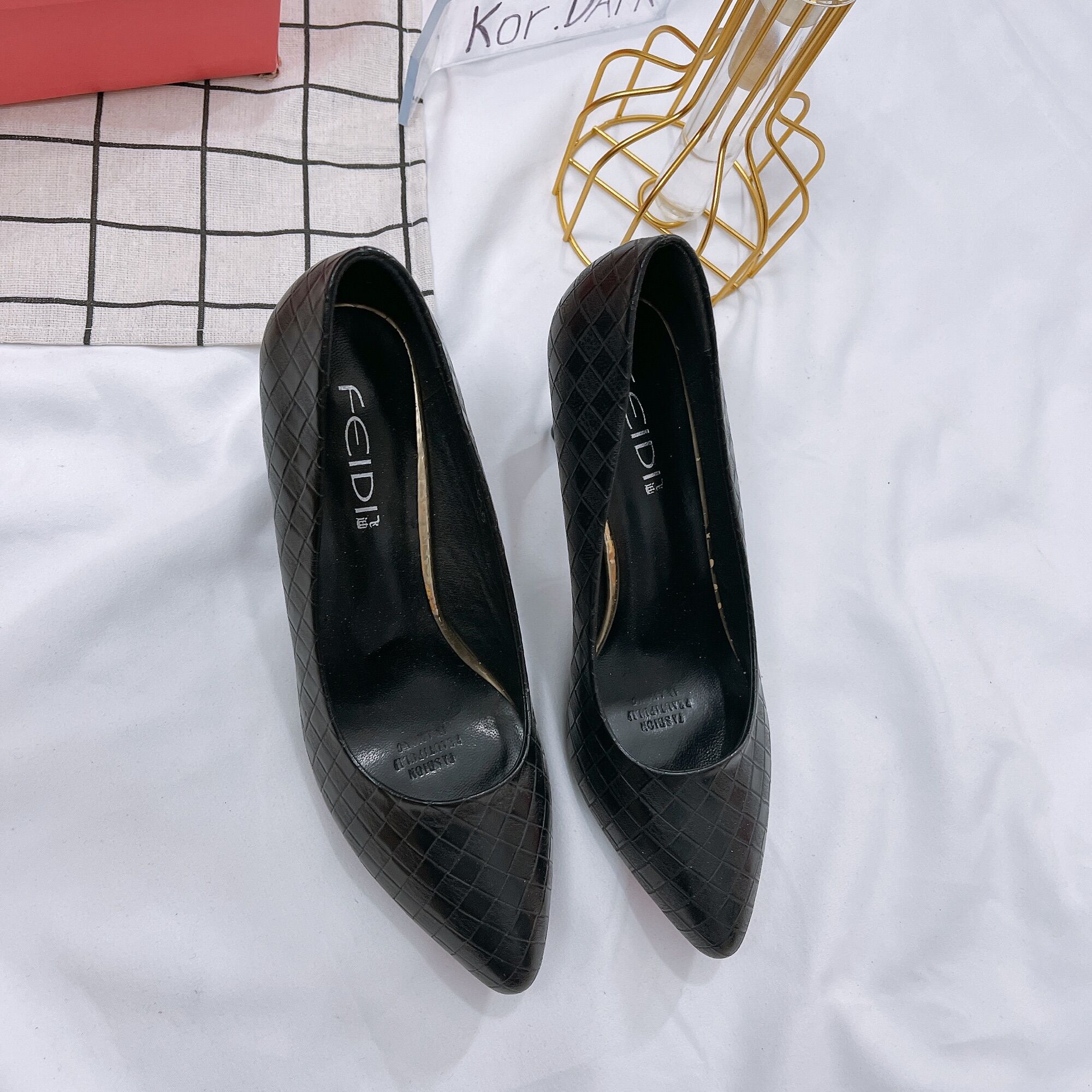 GIẦY NỮ CAO GÓT 5cm,GIẦY BÚP BÊ CAO GÓT