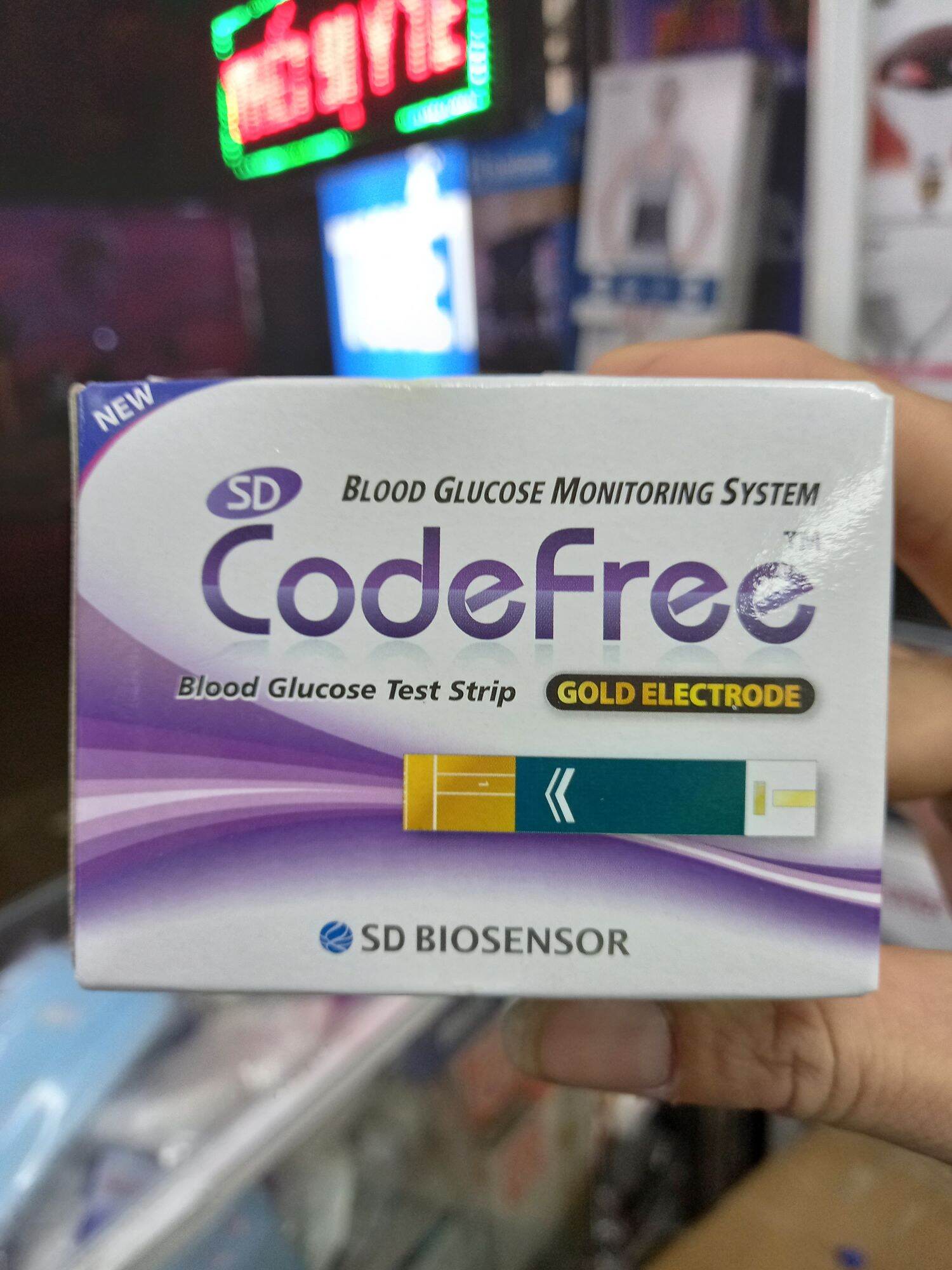 QUE THỬ ĐƯỜNG HUYẾT CODEFREE 50 que