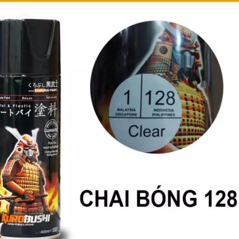sơn samurai màu trong - sơn bóng 128