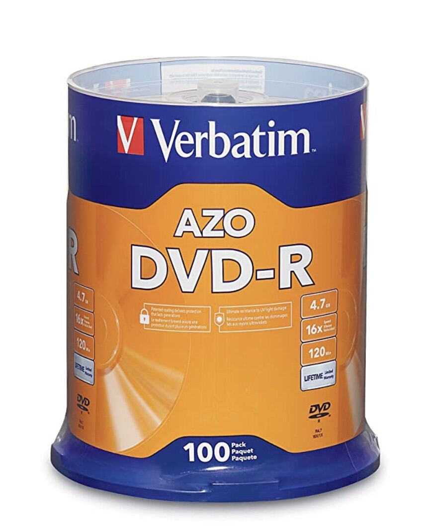 Bộ 10 đĩa trắng Verbatim 4.7 GB 16 x10 pcs