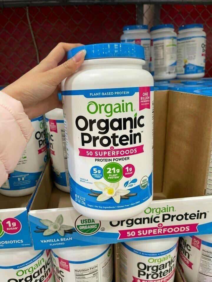 Bột Protein Orgain Organic Protein 1224g BILL MỸ