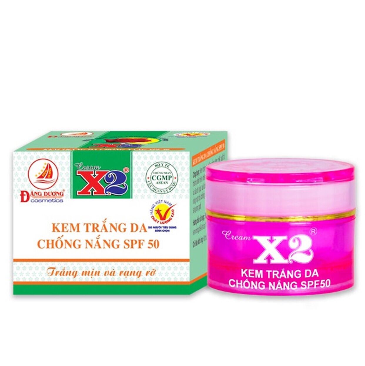 [Hcm]Kem X2 Dưỡng Trắng Da Chống Nắng