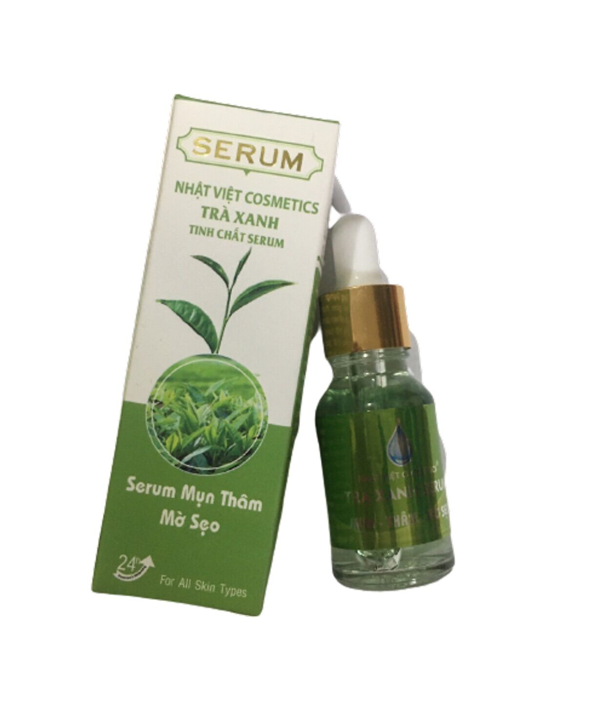 Serum trà xanh nhật Việt mụn thâm mờ sẹo 15ml