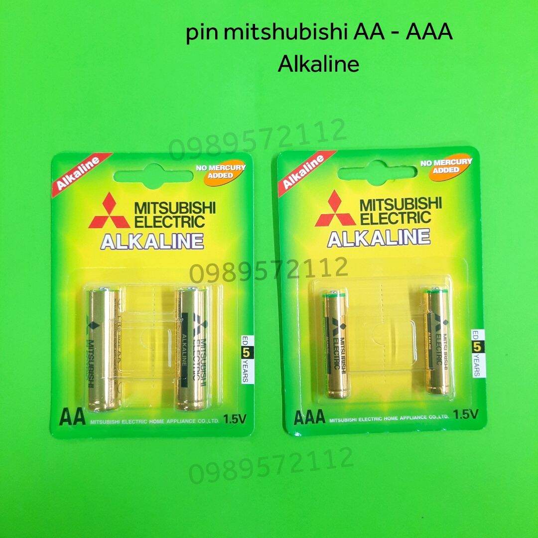 pin điều khiển mitshubishi AA-AAA alkaline.