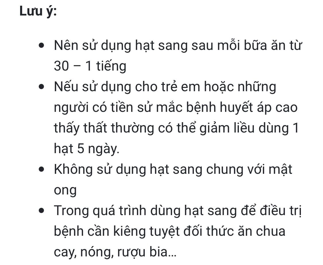 [HOT] 10 Hạt Sang đau dạ dày và đại tràng( hạt trắng)
